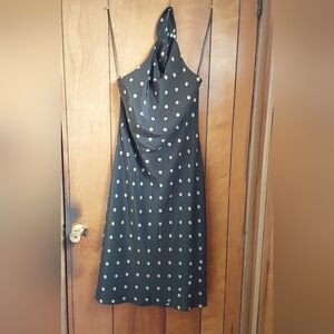 Banana Republic Black and White Backless Dress